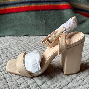 BRAND NEW BOOHOO NEW BLOCK HEELS SIZE 36